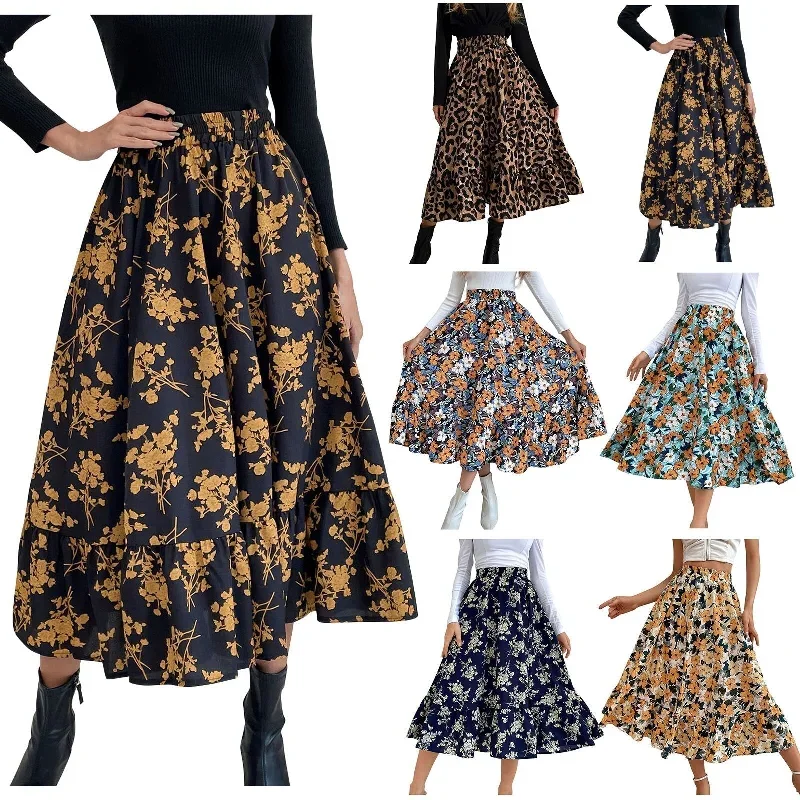 bohemian-geometric-print-high-waist-a-line-skirt