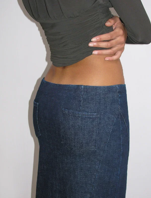 emanuel-low-waist-denim-flared-long-skirt