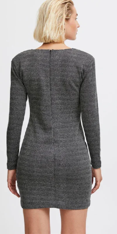 ichi-herringbone-ponte-dress