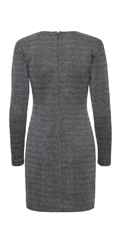 ichi-herringbone-ponte-dress
