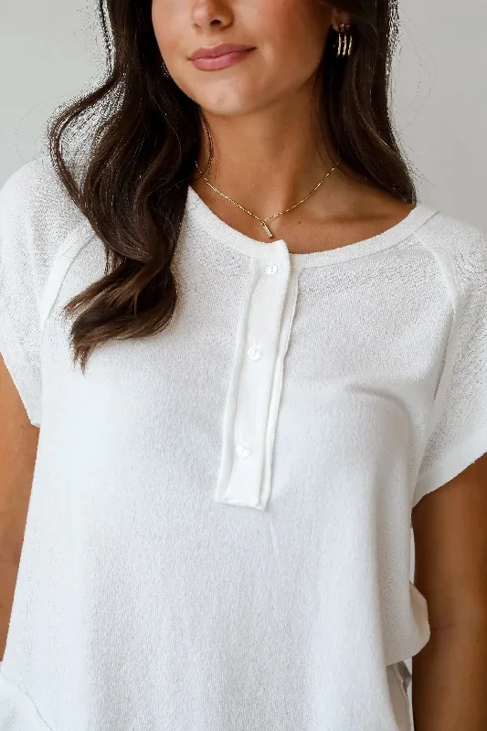 kaylee-white-knit-henley-tee-du-deal