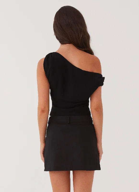 marissa-linen-mini-skirt-black