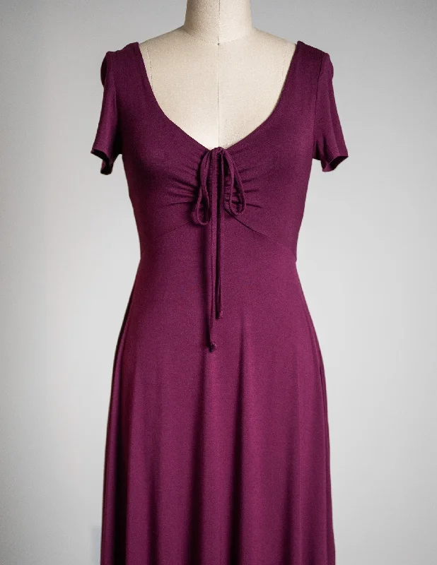 sarah-short-sleeve-dress-dark-fuchsia