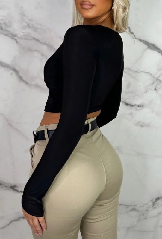that-feeling-black-stretch-cut-out-crop-top