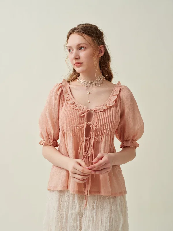 tie-front-ruffled-linen-blouse-red-blouse-victorian-blouse-vintage-blouse-puff-sleeve-blouse-women-blouse-linennaive tie-front-ruffled-linen-blouse-red-blouse-victorian-blouse-vintage-blouse-puff-sleeve-blouse-women-blouse-linennaive