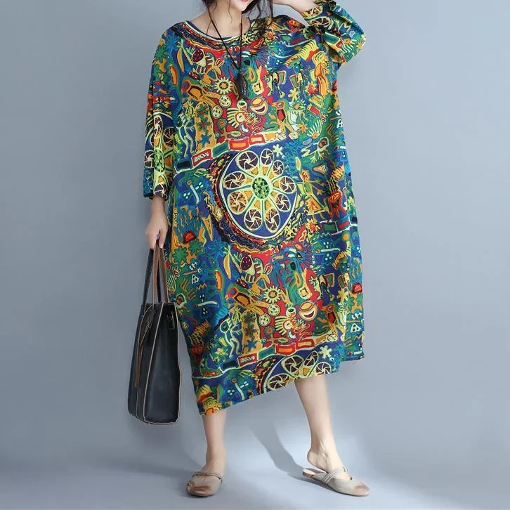 top-quality-prints-linen-dresses-trendy-plus-size-traveling-clothing-elegant-o-neck-long-sleeve-cotton-dresses