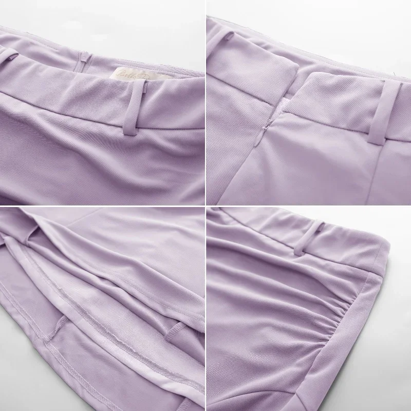 vintage-mermaid-skirt-with-belt-below-knee-ruched-bodycon-skirt