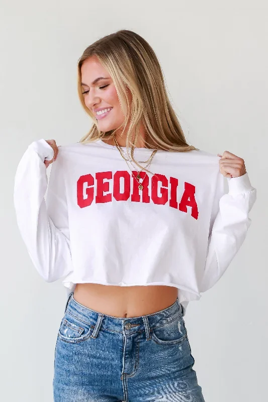white-georgia-long-sleeve-cropped-top