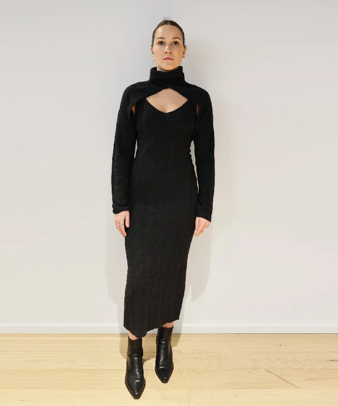 wool-cashmere-two-peice-turtleneck-dress-set